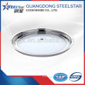 16-24cm stainless steel cover with glass T type for cooing pot